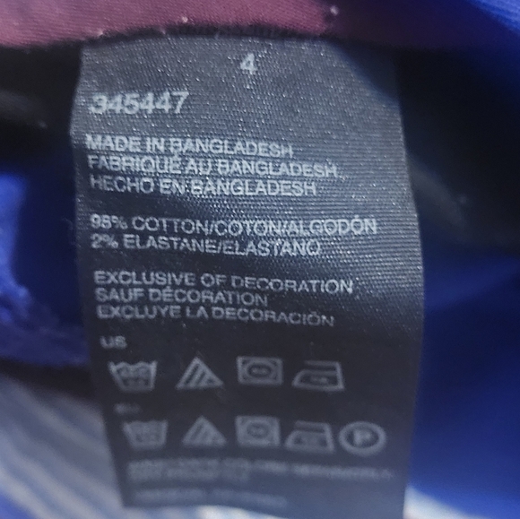 Tommy Hilfiger Women’s Size 4 Dark Blue Logo Pants Casual Dressy B63 - Picture 6 of 11